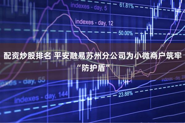 配资炒股排名 平安融易苏州分公司为小微商户筑牢“防护盾”