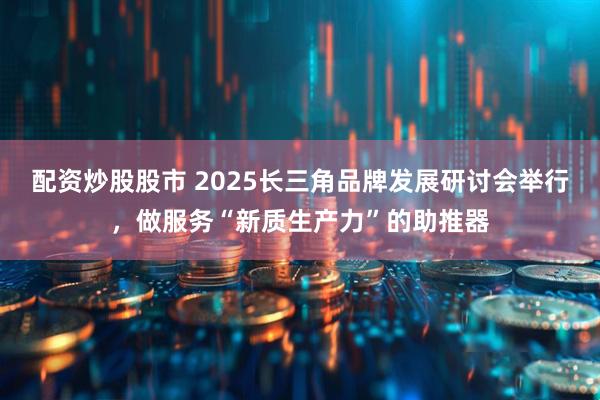 配资炒股股市 2025长三角品牌发展研讨会举行，做服务“新质生产力”的助推器